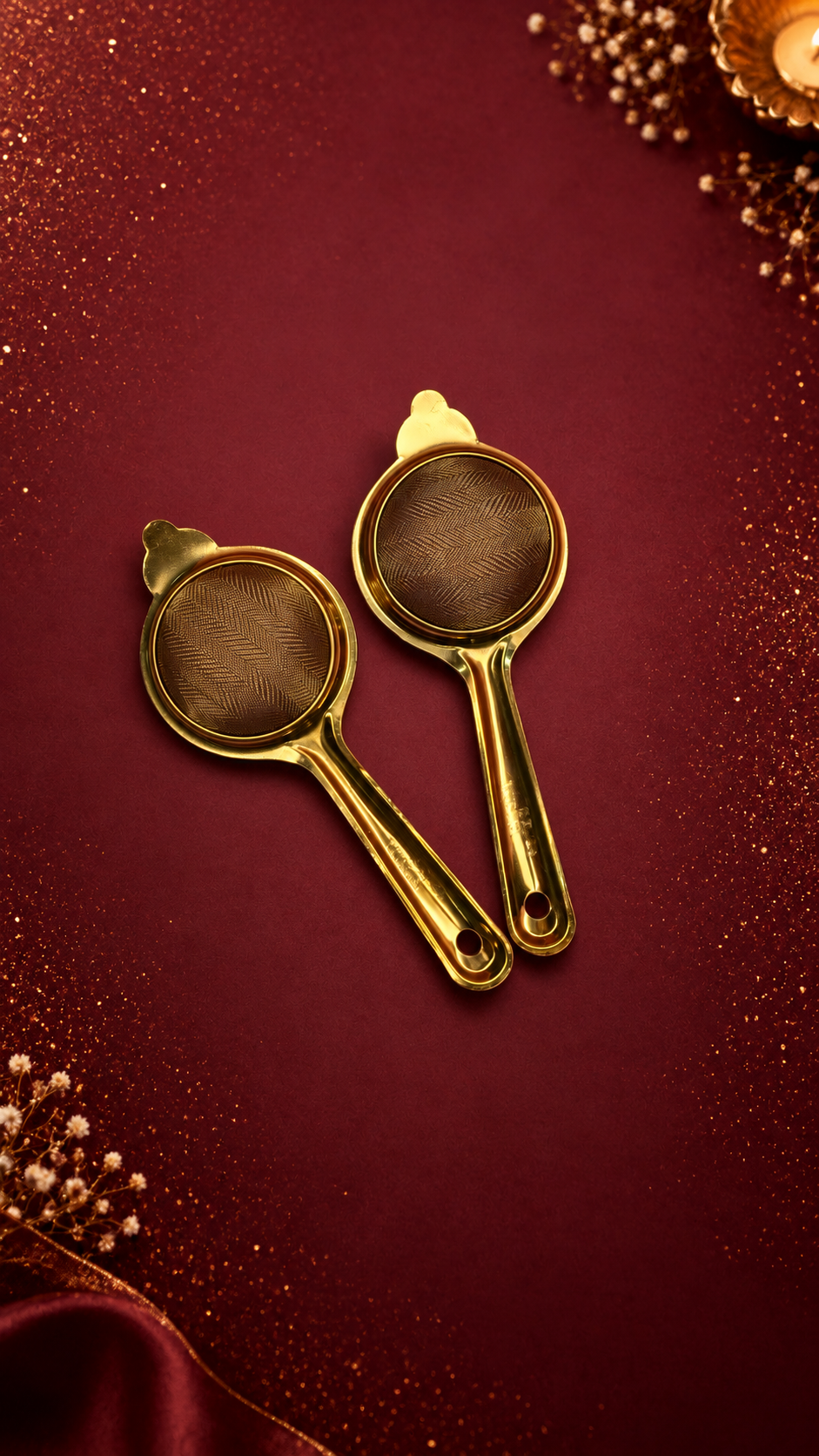 chai channi, tea strainer, channi, SS channi, stainless steel channi, dubai, gold, 