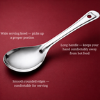 Meshverse Premium Stainless Steel Serving Spoon
