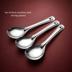 Meshverse Premium Stainless Steel Serving Spoon