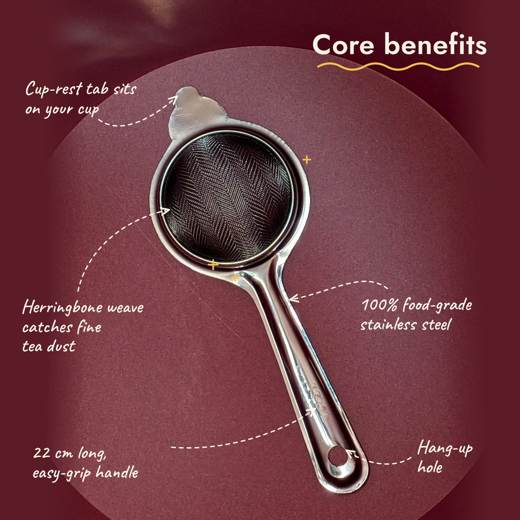 Meshverse Classic Stainless Steel Chai Channi (Tea Strainer)