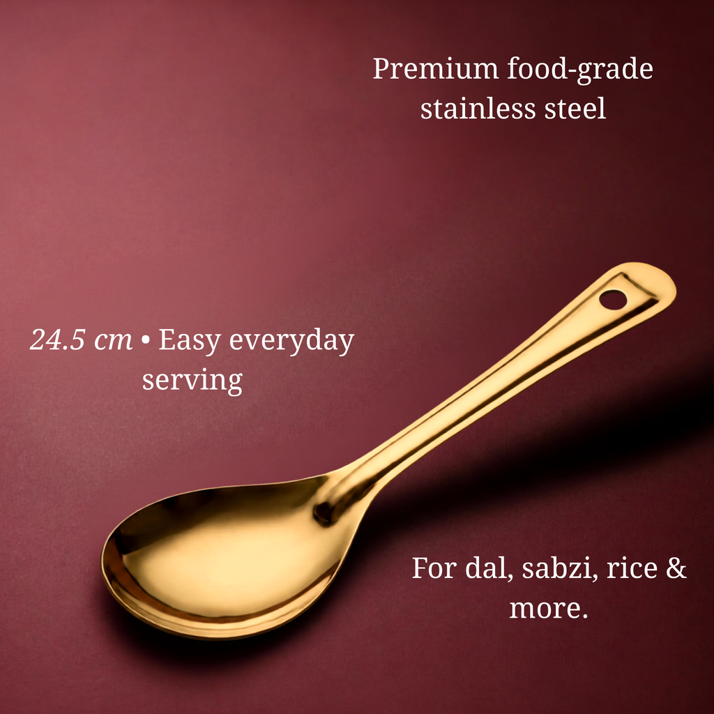Meshverse Premium Stainless Steel Serving Spoon