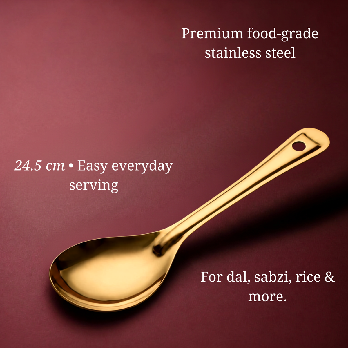 Meshverse Premium Stainless Steel Serving Spoon