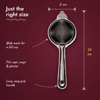 Meshverse Classic Stainless Steel Chai Channi (Tea Strainer)