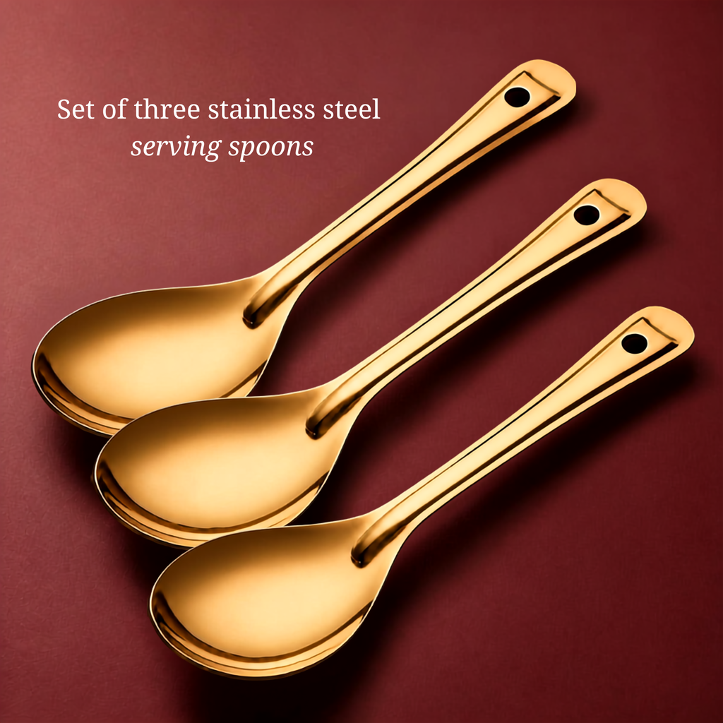 Meshverse Premium Stainless Steel Serving Spoon