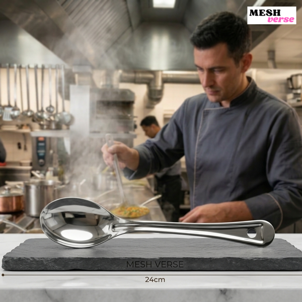 Meshverse Premium Stainless Steel Serving Spoon