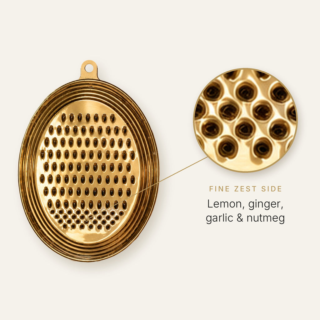 Meshverse Stainless Steel Oval Multi-Purpose Grater & Zester