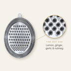 Meshverse Stainless Steel Oval Multi-Purpose Grater & Zester