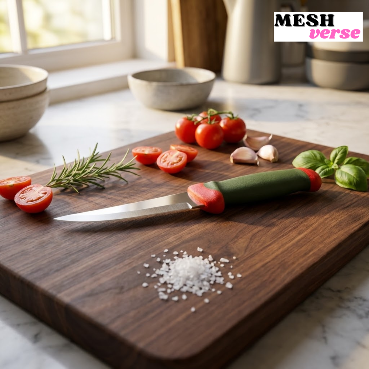 Meshverse Stainless Steel Kitchen Knife - Plain Edge