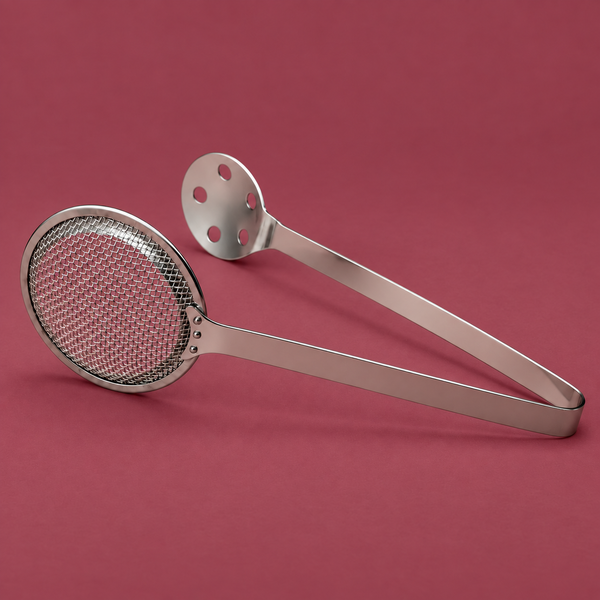 Meshverse Stainless Steel Frying Jali & Slotted Spoon