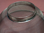 ring rice strainer, silver, premium, stainless steel
